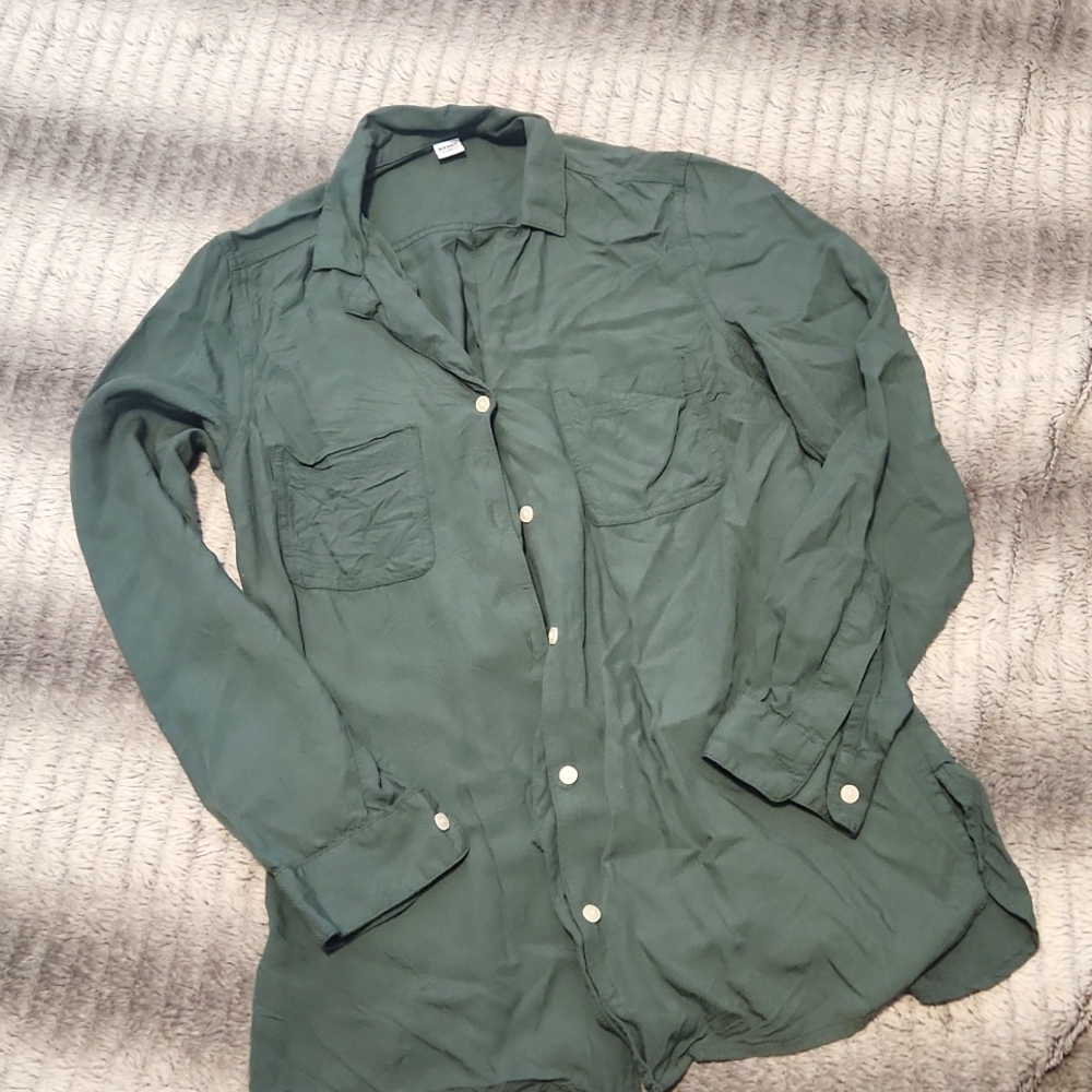 Green blouse
